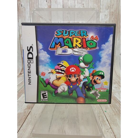 Super Mario 64 (Nintendo DS) Complete CIB w/ Manual VG Condition Tested - Picture 1 of 6